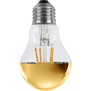 LED Bulb Mirror Head golden